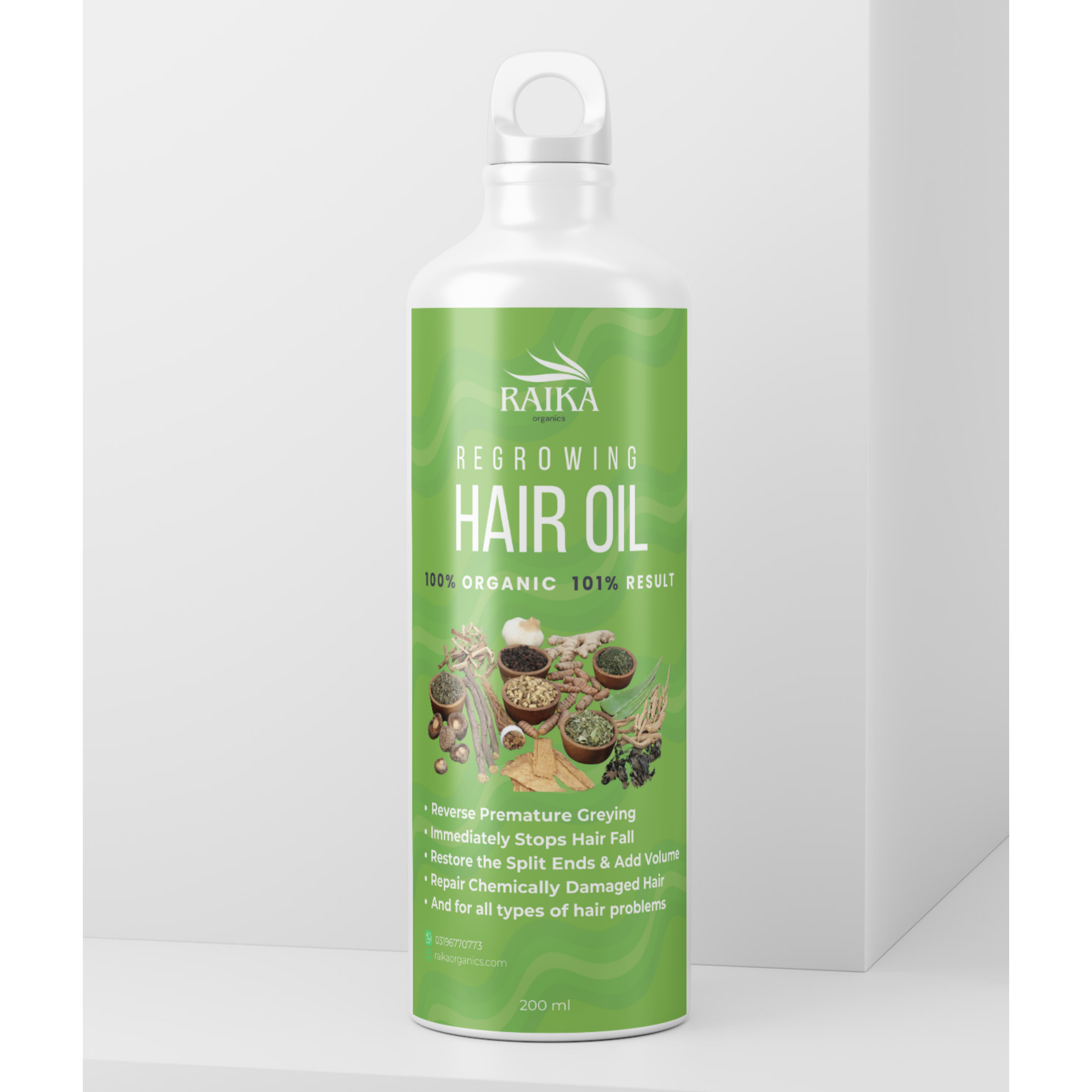 Reevani Paris Herbal Regrowth Hair Oil